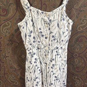 Jack Wills Cream Floral Dress
